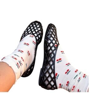 Jellypop Black Women's Jelly Shoes size 6